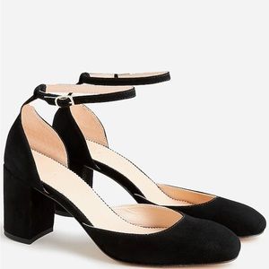 New Maisie Ankle-Strap Heels in Italian Suede